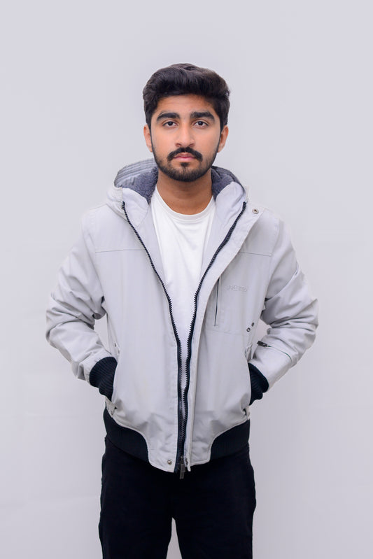 ZIP UP GREY | JACKET